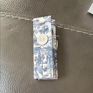 Christian Dior Toile Blue & White lipstick Holder